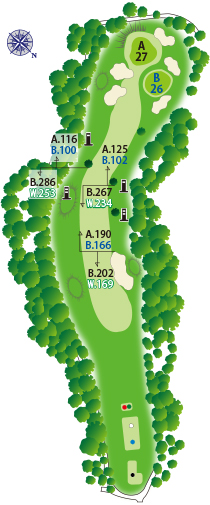 西コース OUT 2 PAR 4