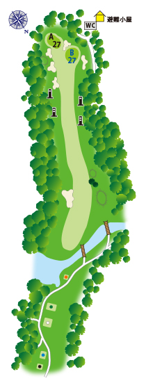 茨城ゴルフ倶楽部・西コースNo.3